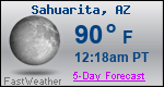 Weather Forecast for Sahuarita, AZ