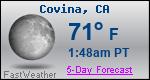 Weather Forecast for Covina, CA