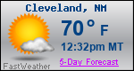 Weather Forecast for Cleveland, NM