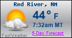Weather Forecast for Red River, NM