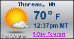 Weather Forecast for Thoreau, NM