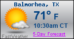 Weather Forecast for Balmorhea, TX