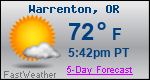Weather Forecast for Warrenton, OR