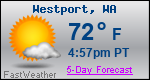 Weather Forecast for Westport, WA