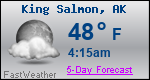 Weather Forecast for King Salmon, AK