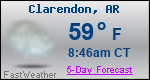 Weather Forecast for Clarendon, AR