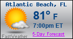 Weather Forecast for Atlantic Beach, FL