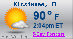 Weather Forecast for Kissimmee, FL
