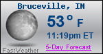 Weather Forecast for Bruceville, IN