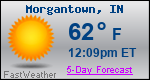 Weather Forecast for Morgantown, IN