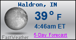 Weather Forecast for Waldron, IN