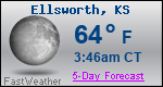 Weather Forecast for Ellsworth, KS