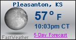 Weather Forecast for Pleasanton, KS