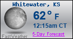 Weather Forecast for Whitewater, KS