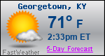 Weather Forecast for Georgetown, KY