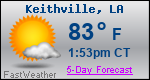 Weather Forecast for Keithville, LA
