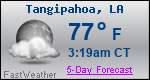 Weather Forecast for Tangipahoa, LA