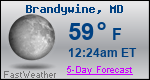 Weather Forecast for Brandywine, MD