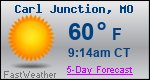 Weather Forecast for Carl Junction, MO