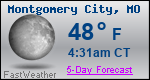 Weather Forecast for Montgomery City, MO
