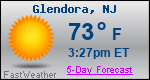 Weather Forecast for Glendora, NJ