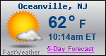 Weather Forecast for Oceanville, NJ