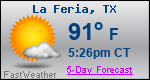 Weather Forecast for La Feria, TX