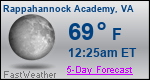 Weather Forecast for Rappahannock Academy, VA