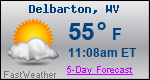 Weather Forecast for Delbarton, WV
