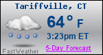 Weather Forecast for Tariffville, CT