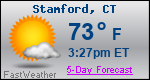 Weather Forecast for Stamford, CT