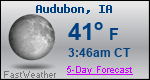 Weather Forecast for Audubon, IA