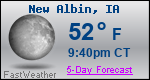 Weather Forecast for New Albin, IA
