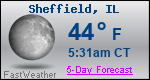 Weather Forecast for Sheffield, IL