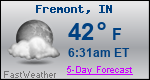 Weather Forecast for Fremont, IN