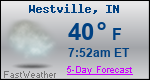 Weather Forecast for Westville, IN