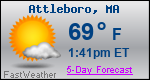 Weather Forecast for Attleboro, MA