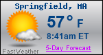 Weather Forecast for Springfield, MA