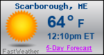 Weather Forecast for Scarborough, ME