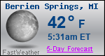 Weather Forecast for Berrien Springs, MI