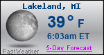 Weather Forecast for Lakeland, MI