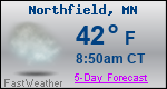 Weather Forecast for Northfield, MN