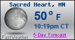 Weather Forecast for Sacred Heart, MN