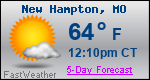 Weather Forecast for New Hampton, MO