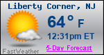 Weather Forecast for Liberty Corner, NJ