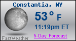 Weather Forecast for Constantia, NY