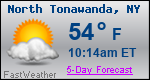 Weather Forecast for North Tonawanda, NY