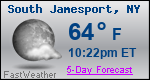 Weather Forecast for South Jamesport, NY