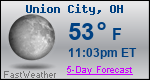 Weather Forecast for Union City, OH