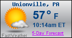 Weather Forecast for Unionville, PA
